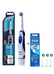Oral B Pro Expert DB4010 Battery Operated Toothbrush with Replaceable Brush Heads, Blue