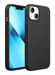 Zolo Apple iPhone 14 Plus Silicone Protective Mobile Phone Back Case Cover, Black