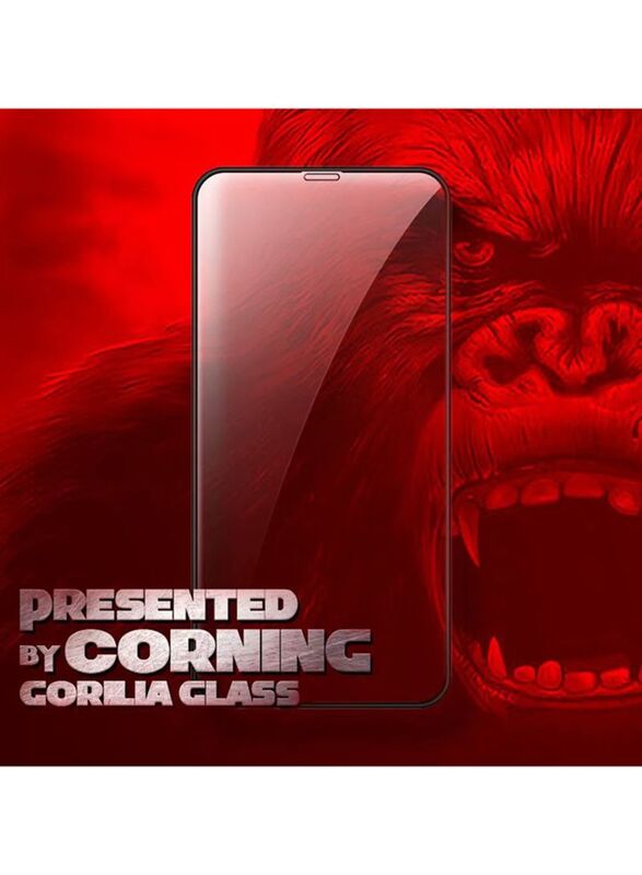 Apple iPhone 11 Pro Gorilla Guard Tempered Glass Screen Protector, Clear/Black