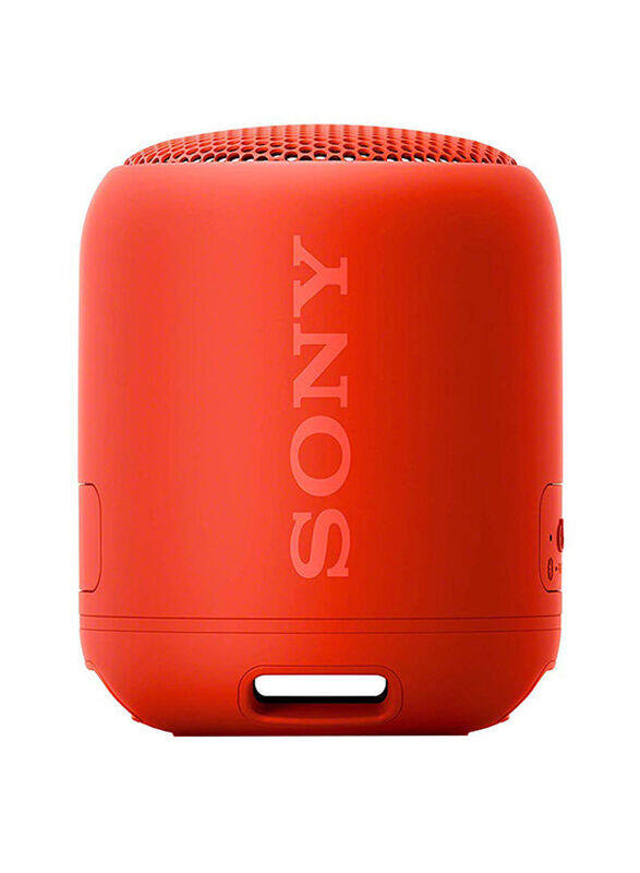 

Sony SRS-XB12 Extra Bass Portable Bluetooth Water Resistant Speaker, Red