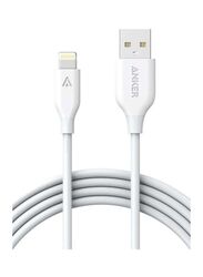 Anker 3-Feet PowerLine + Data Sync Charging Cable, White