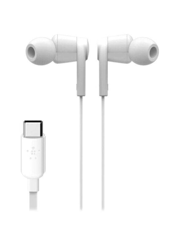 

Belkin Sound Form USB Type-C In-Ear Headset with Mic, White