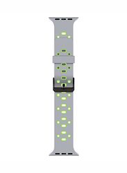 Silicone Apple Watch Series 3 Replacement Watch Band 42mm Sport Edition Strap, Grey