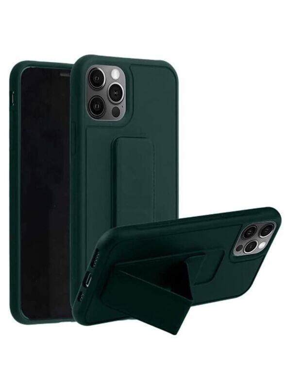 

Zolo Apple iPhone 13 Pro Finger Grip Holder & Protective Mobile Phone Case Cover, Green