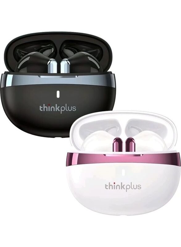 Lenovo Thinkplus Livepods LP11 HiFi Sound True Wireless Gaming Headphones with HD Mic, White