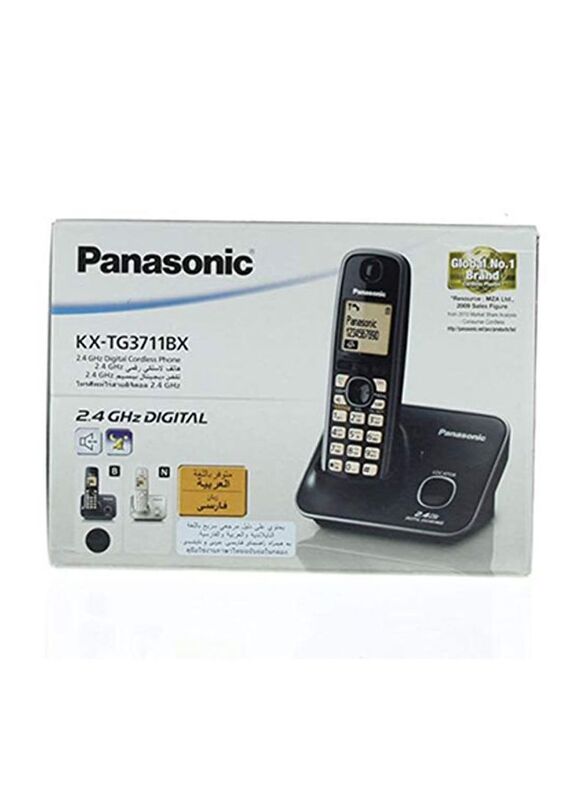 Panasonic Cordless Telephone, Black