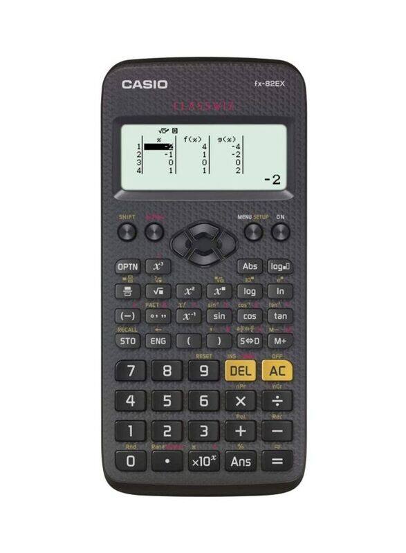 

Casio ClassWiz School and Graphic Scientific Calculator, FX-82EX, Black