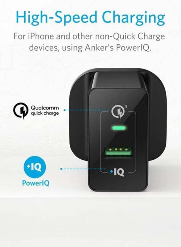 Anker PowerPort Quick Wall Charger, Black