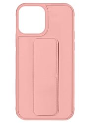 Zolo Apple iPhone 12 Pro Multi-Function Shockproof Protective Finger Grip Holder and Standing Mobile Phone Back Case Cover with Car Magnetic, Pink