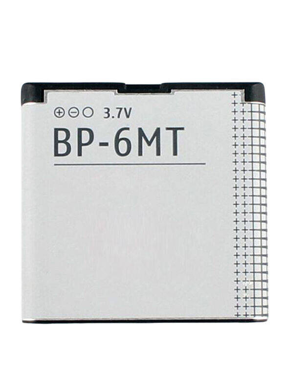 

Universal Nokia 1050 mAh Mobile Battery, BP-6MT, White/Black