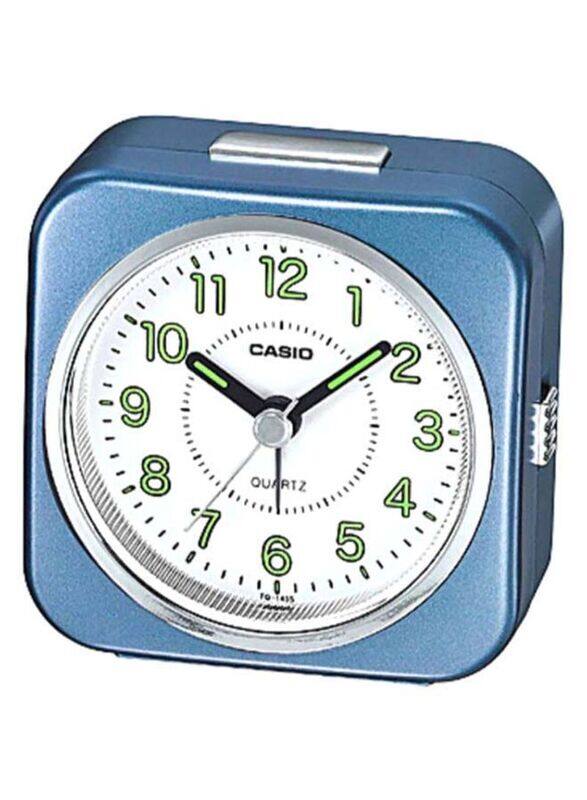 

Casio Square Shape Analog Alarm Clock, Blue