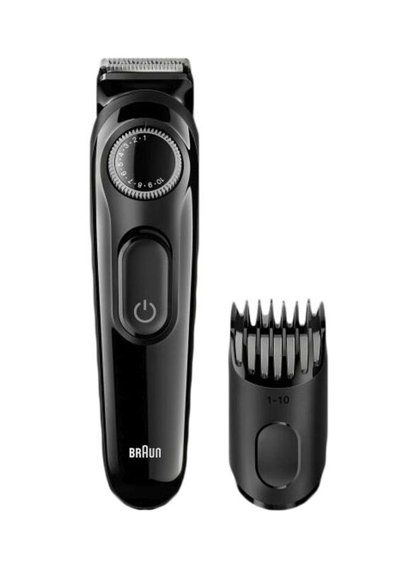 Braun Beard Trimmer with Attachment, BT3020, Black/Grey