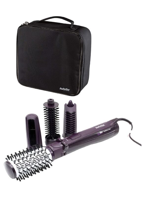 

Babyliss Rotating Hot Roller with Attachment Head & Bag Purple, Black/White