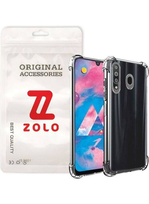 

Zolo Samsung Galaxy M30 Shockproof Slim Soft TPU Silicone Mobile Phone Case Cover, Clear