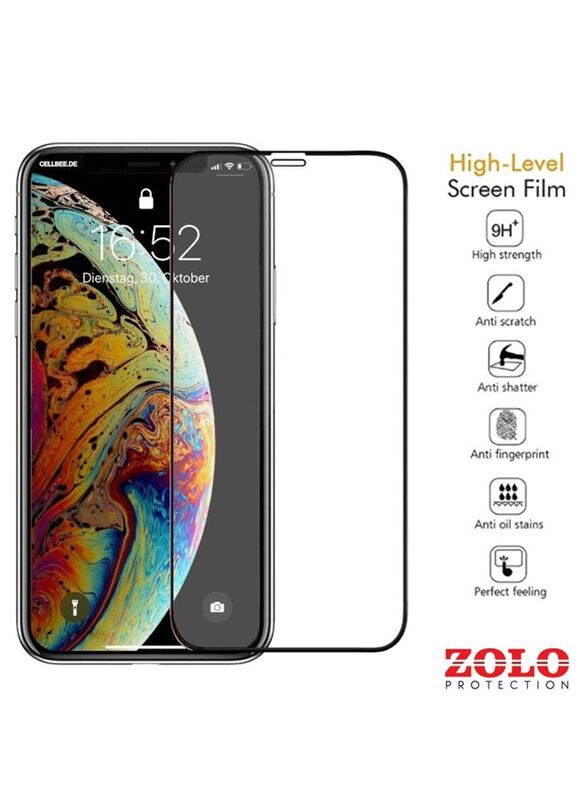 Zolo Apple iPhone 11 9D Mobile Phone Tempered Glass Screen Protector, Clear