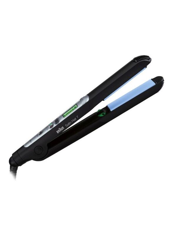 Braun Satin Hair 7 Hair Straightener, ST710, Black/Silver