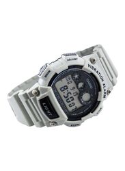 Casio Men's Youth Digital Watch 49mm Smartwatch, White