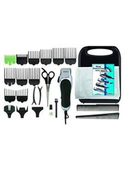 Wahl Chrome Pro Hair Trimmer with Accessories Set, Black/Silver