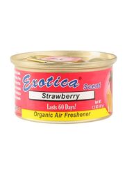 Exotica 55g Strawberry Flavour Scent Organic Air Freshener, Red
