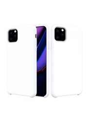 Apple iPhone 11 Pro Max Silicone Protective Mobile Phone Back Case Cover, White