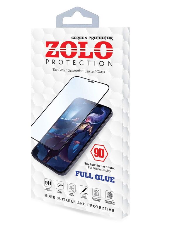 Zolo Oppo A31 9D Tempered Glass Screen Protector, Clear