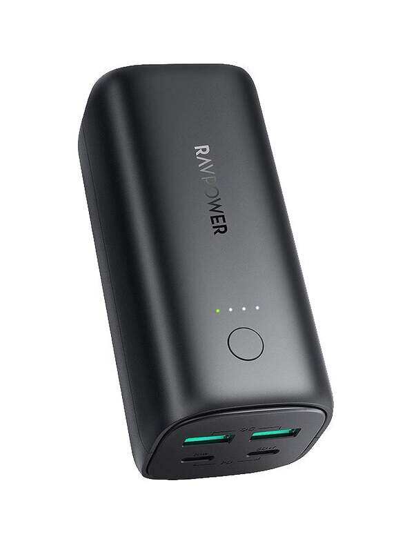 

Promate 20000mAh Wired & Wireless Qi Power Bank, White