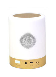 Intelligent BT Small 3D Around Portable Mini Quran Speaker, White