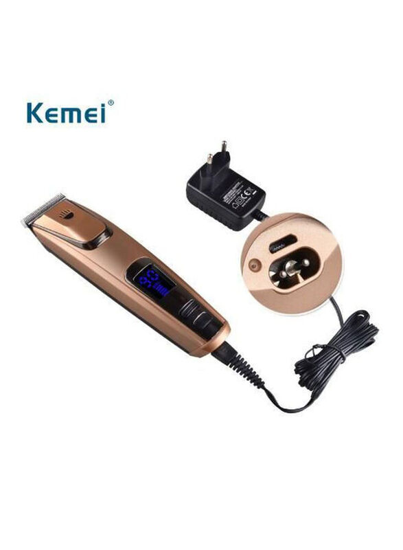 Kemei Rechargeable Waterproof Hair Clipper, PG-102, Gold