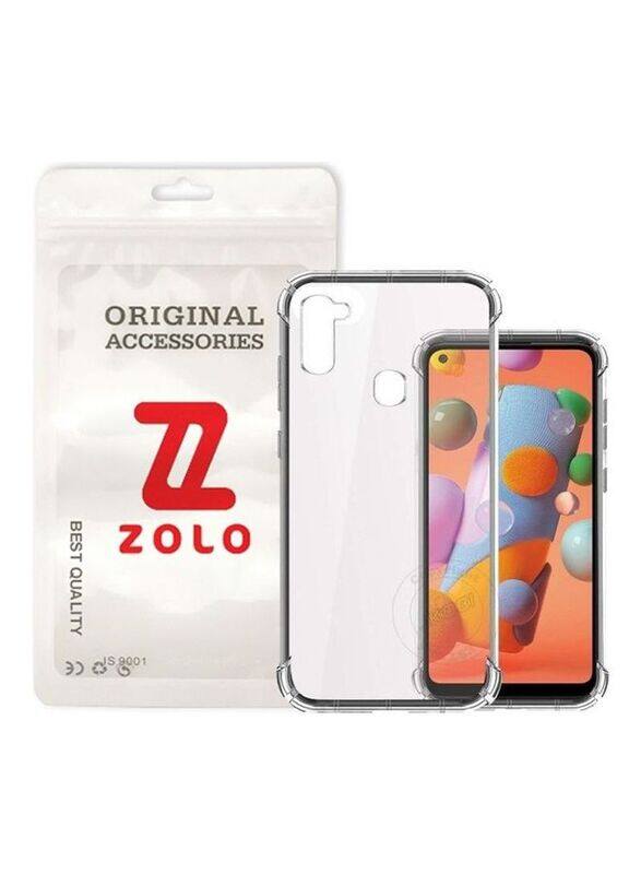 

Zolo Samsung Galaxy A11 Shockproof Slim Soft TPU Silicone Mobile Phone Case Cover, Clear