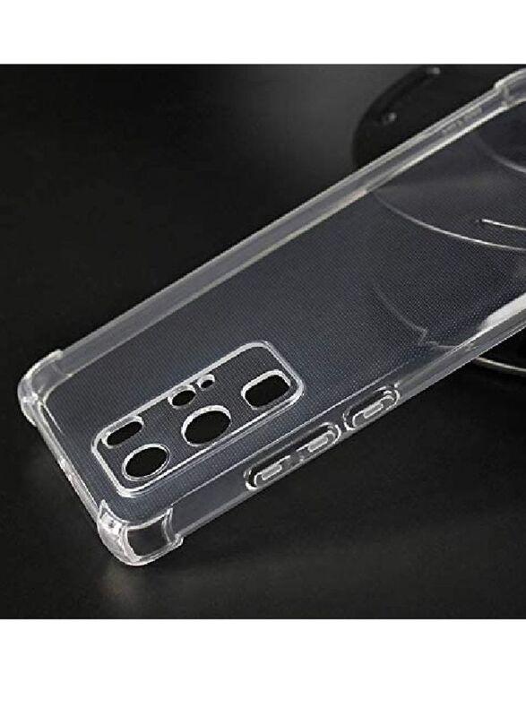 Zolo Huawei P40 Pro Soft TPU Silicon Shockproof Slim Mobile Phone Back Case Cover, Clear