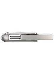 SanDisk 256GB Ultra Dual Luxe USB Flash Drive, Silver