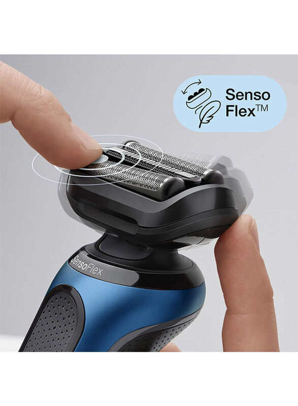 Braun Series 6 SensoFlex Electric Shaver, Blue