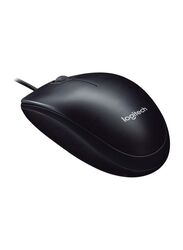 Logitech M90 Wired Optical Mouse, Dark Grey