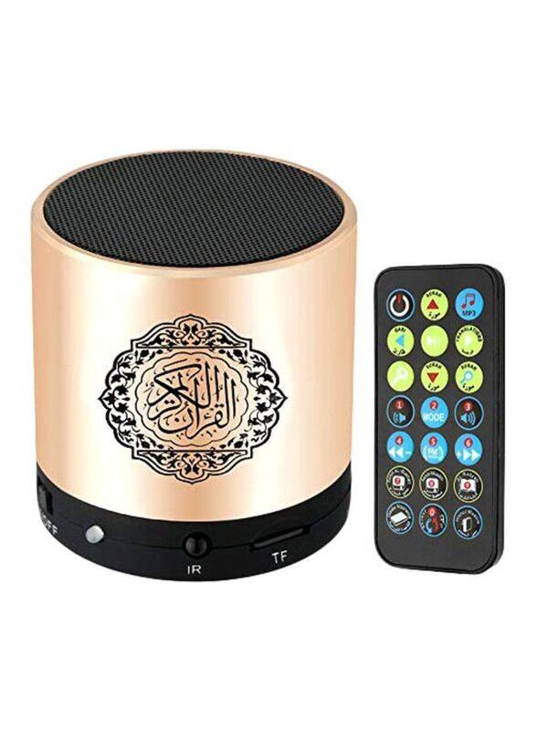 

Generic Remote Control Quran Speaker, QS100, Gold/Black