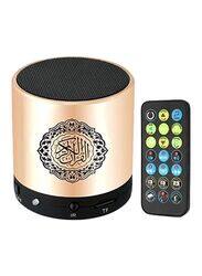 Remote Control Quran Speaker, QS100, Gold/Black