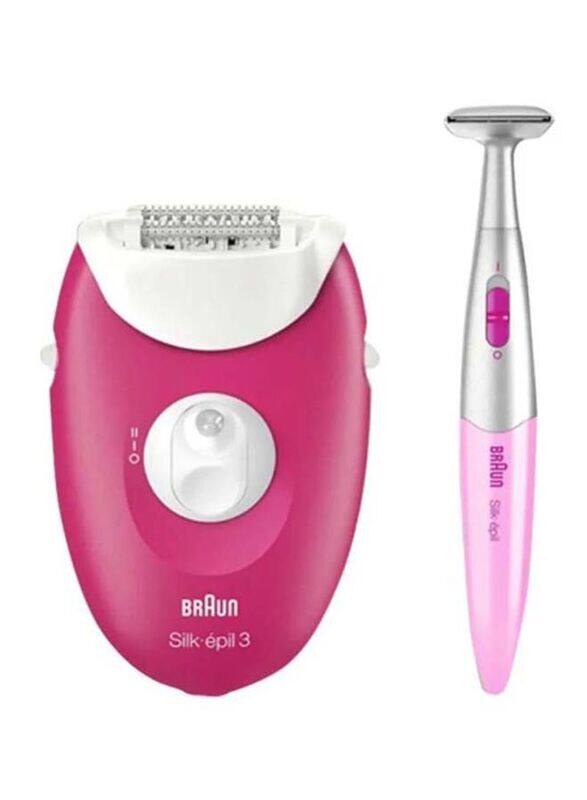 

Braun Silk Epil 3 Epilator & Trim, Pink