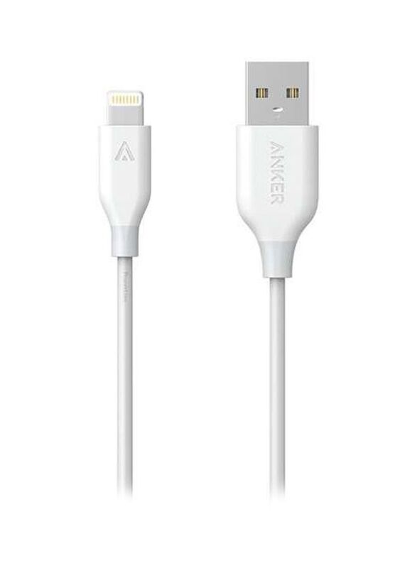 

Anker 3-Feet PowerLine + Data Sync Charging Cable, White