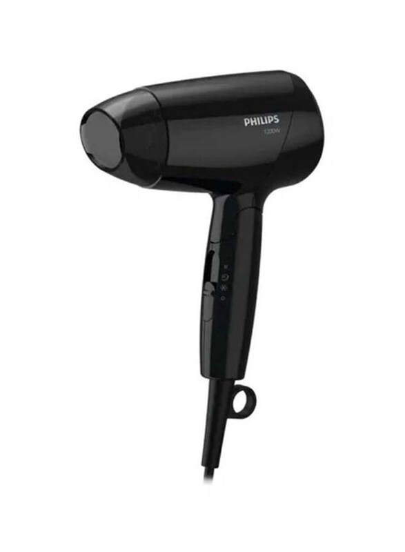 

Philips Essential Care Hair Dryer with Nozzle, 1200W, BHC010, Black