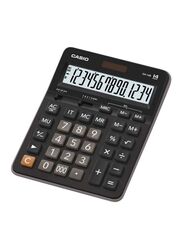 Casio 14-Digits Basic Calculator, GX14B, Black/Grey