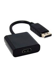 Display Port Male to HDMI Female Adapter Converter Cable For PC, Black