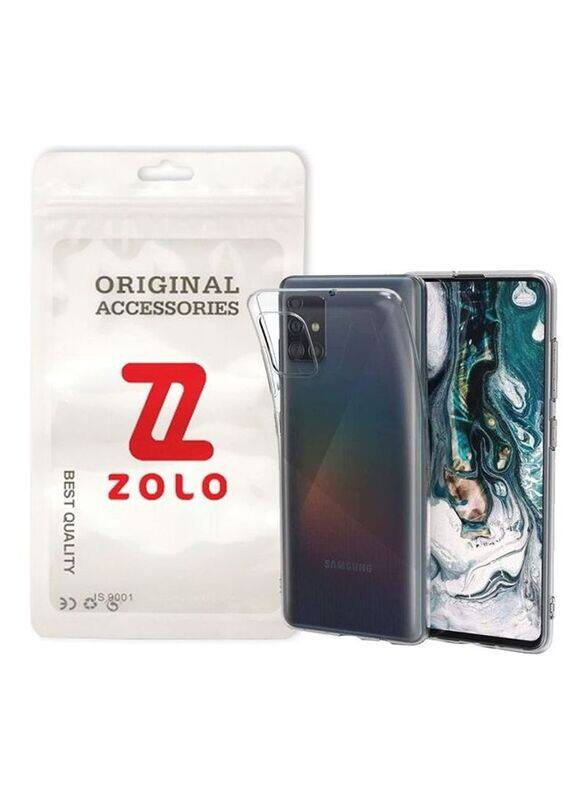 

Zolo Samsung Galaxy M51 Protective TPU Slim Silicone Mobile Phone Case Cover, Clear