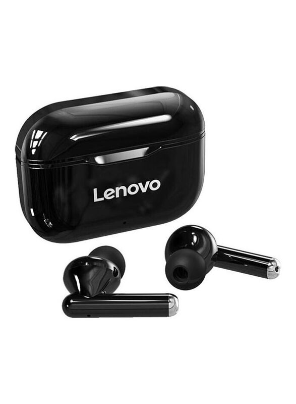 Lenovo LP1 TWS Wireless In-Ear Earphones with Mic, Pure Black