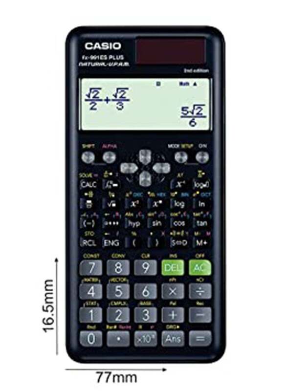 Casio Plus 2nd Edition Scientific Calculator, Fx-991Es Black