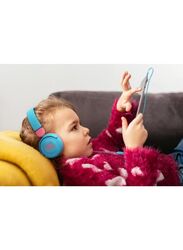 JBL JR310 Kids Wired Over-Ear Noise Cancelling Headphones, Blue/Pink