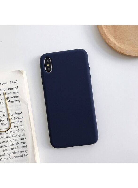 

Generic Apple iPhone XS Max Silicone Mobile Phone Case Cover, Midnight Blue