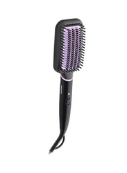 Philips Hair Straightening Brush, BHH880, Black/Violet