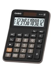 Casio 12-Digits Essential Basic Calculator, MX-12B, Black/Grey