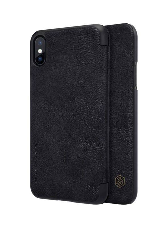 

Unspecified Nillkin Apple iPhone XS Qin Series Leather Flip Cover, Black