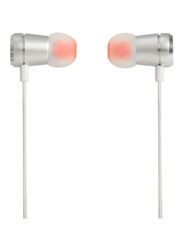 JBL Wired In-Ear Earphones with Mic, Silver