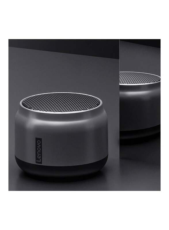 Lenovo Thinkplus Portable Wireless Bluetooth Speaker with Mic, K3, Black